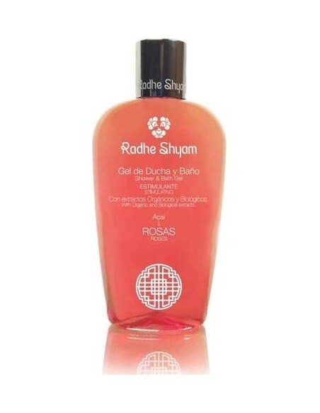 Gel De Baño Rosas Estimulante  250Ml. de Radhe Shyam