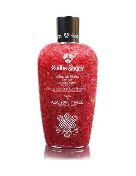 Sales De Baño Azafran De Miel Equilibrante 300Gr de Radhe Shyam