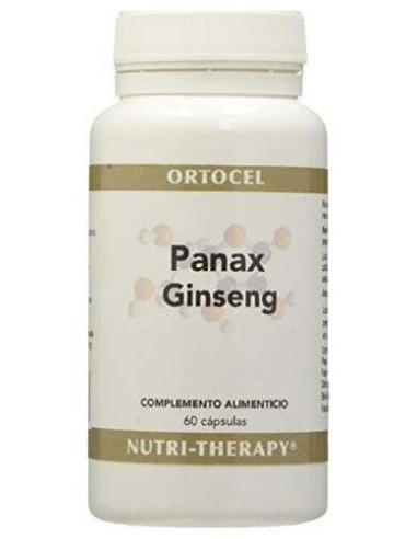 Panax Ginseng 60Cap. de Ortocel Nutri-Therapy