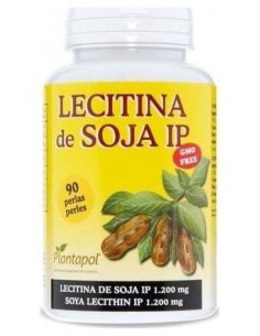 Lecitina de Soja Ip (Aceite de Lecitina de Soja) 90 Perlas 1.600 Mg  de Plantapol 2