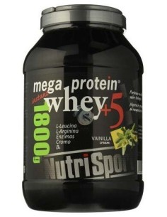 Mega Protein 5 Whey Vainilla 1,8Kg. de Nutrisport 2