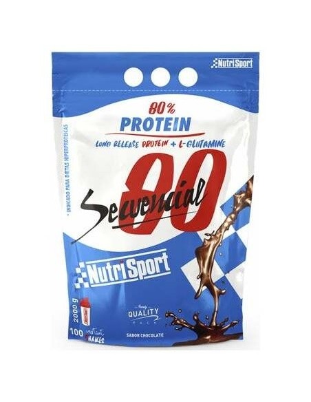 Secuencial 80 Chocolate Bolsa 2Kg. de Nutrisport