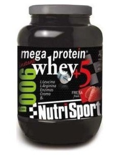 Mega Protein 5 Whey Vainilla 900Gr. de Nutrisport 2