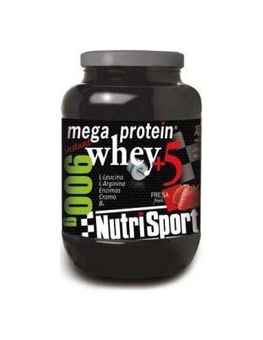 Mega Protein 5 Whey Vainilla 900Gr. de Nutrisport