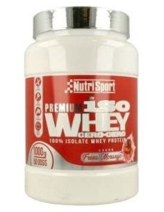 Iso Whey Cero Cero Fresa 1Kg. de Nutrisport 2