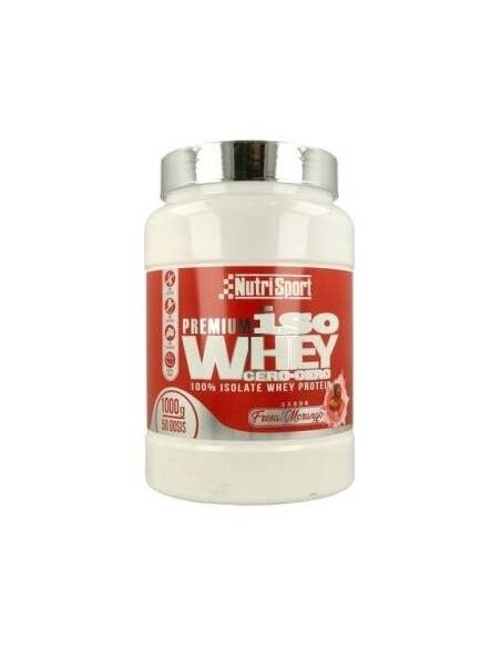 Iso Whey Cero Cero Fresa 1Kg. de Nutrisport
