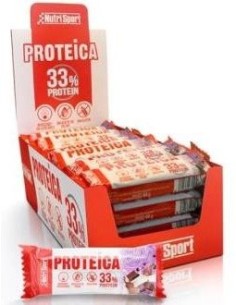 Barrita Proteica Doble Chocolate 24Uds. de Nutrisport 2