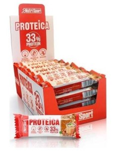 Barrita Proteica Avellana-Praline 24Uds. de Nutrisport 2