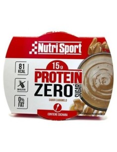 Pudding Protein Zero Caramelo 12Tarrinasx135Gr. de Nutrisport 2
