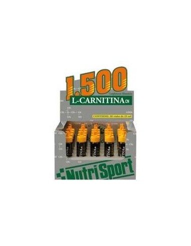 L Carnitina 1500 Fresa 20Amp de Nutrisport