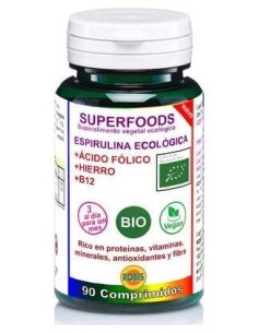 Espirulina + Ac. Folico Superalimentos Bio 90Comp. de Robis 2