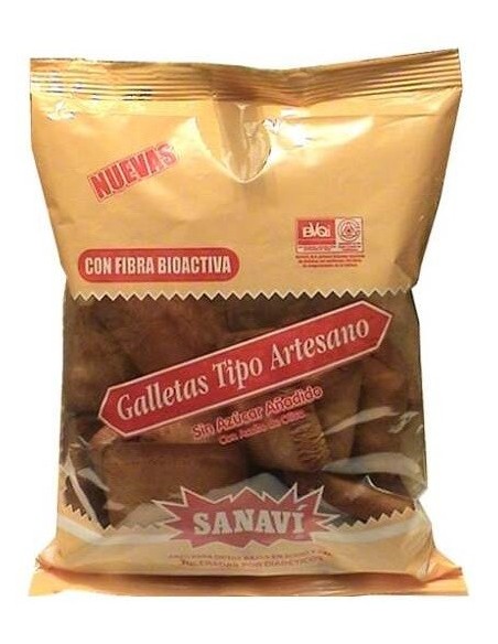 Galletas  Artesano 300Gr. S/A S/Sal de Sanavi