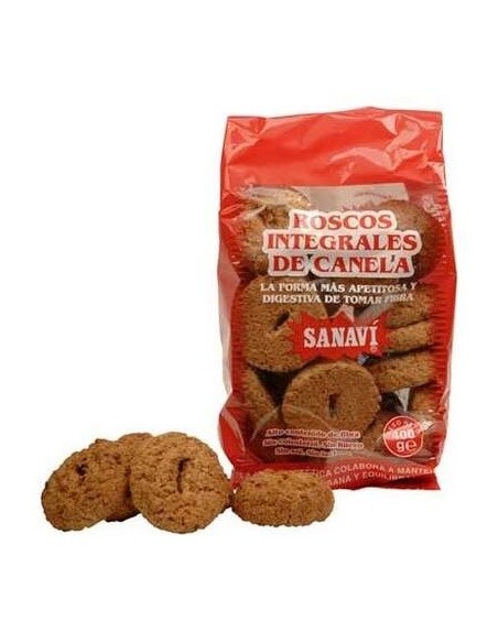 Roscos De Canela Integrales 400Gr. Bio de Sanavi