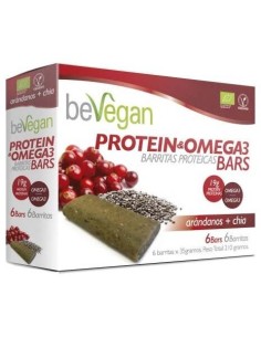 Barritas Arandanos + Chia / Protein-Antioxidant 6x36 g de Bevegan 2