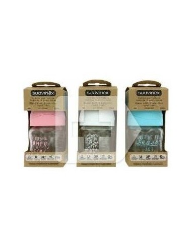 Biberon B/Ancha Sili Redon 3Posi T/U +M 120Ml 1Uni de Suavinex