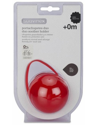 Portachupetes Duo 2 En 1 +0M 1 Unidad de Suavinex