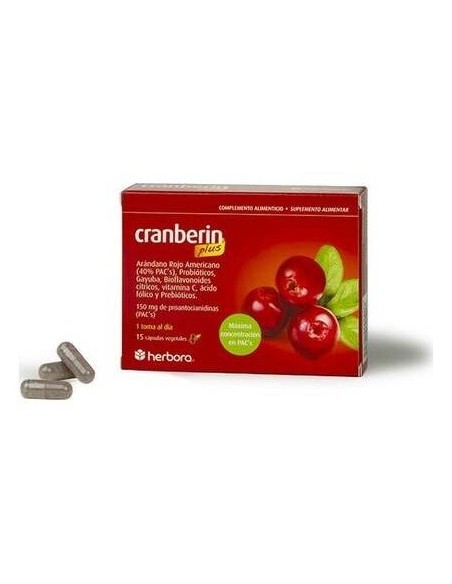 Urove Cranberin Plus 30Vcaps. de Herbora
