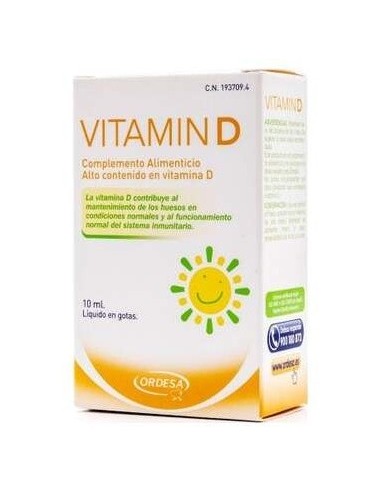 Vitamin D 10Ml. de Ordesa Complementos