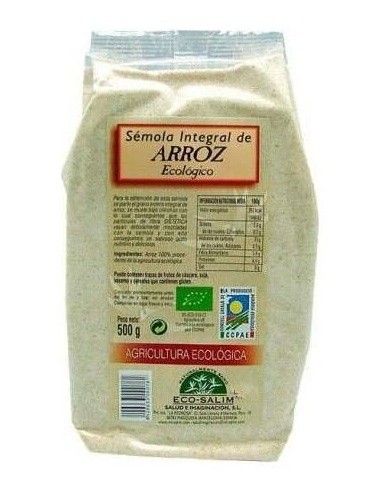 Semola De Arroz Integral 500Gr. Bio Vegan de Eco Salim