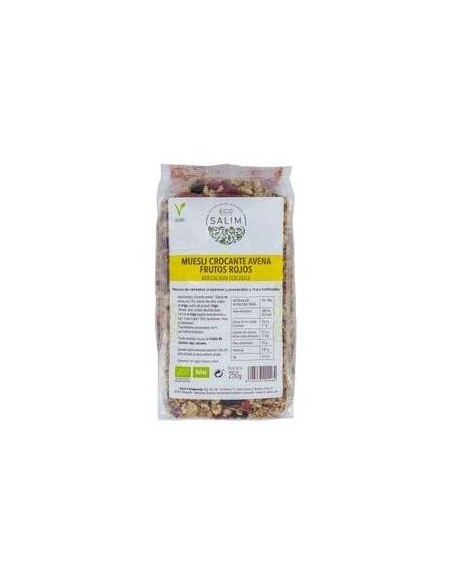 Bio Muesli Crocante De Avena Y Frutos Rojos 250Gr de Eco Salim