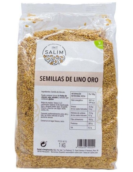 Semillas De Lino Dorado 1Kg. de Int Salim