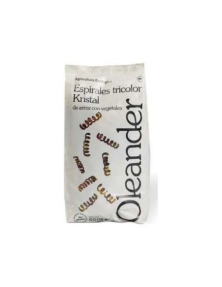 Espiral Tricolor Kristal De Arroz 500Gr. Bio Sg de Oleander