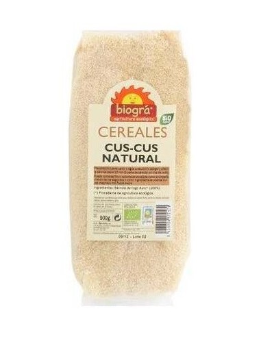 Cuscus Natural 500 Gr Bio de Biogra
