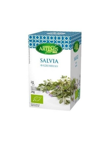 Salvia Infusion 20Bolsias. Bio de Artemis Bio