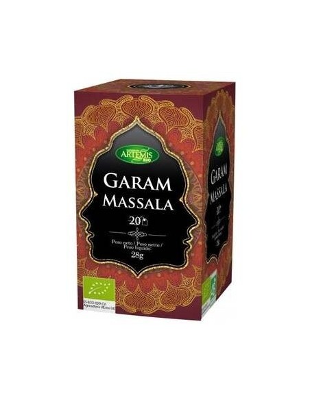 Garam Massala Sin Teina Infusion 20Bolsitas Bio de Artemis Bio
