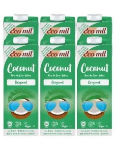 Ecomil Bebida De Coco Original Agave 1Lt 6Ud Bio de Almond 2