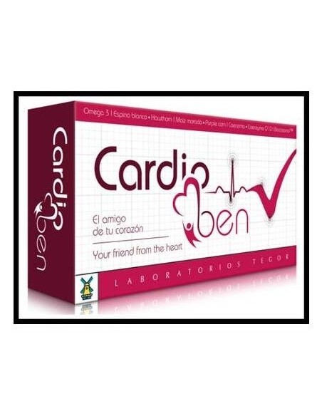 Cardioben 60 Capsulas de Tegor