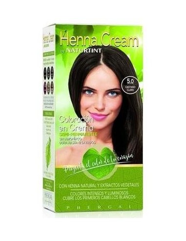 Naturtint Henna Cream 5.0 Castaño Claro de Naturtint