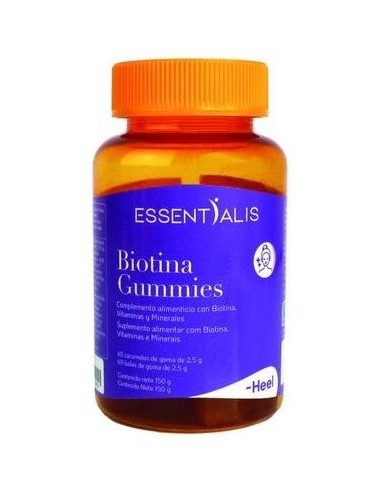 Essentialis Biotina Gummies 60 Caramelos De Goma de Heel