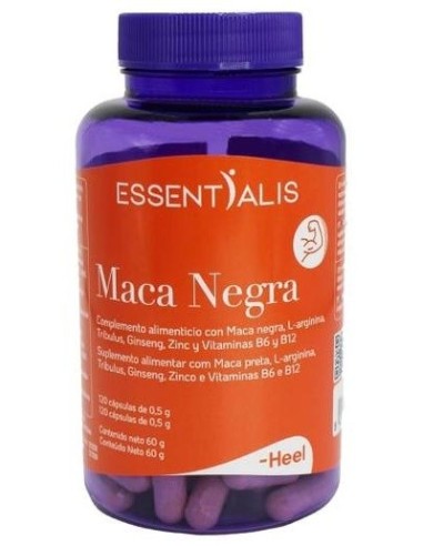 Essentialis Maca Negra 120 Cap. de Heel