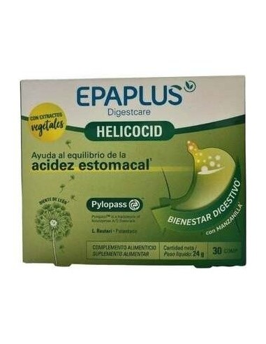 Epaplus Digestcare Helicocid 30Comp. de Epa Plus