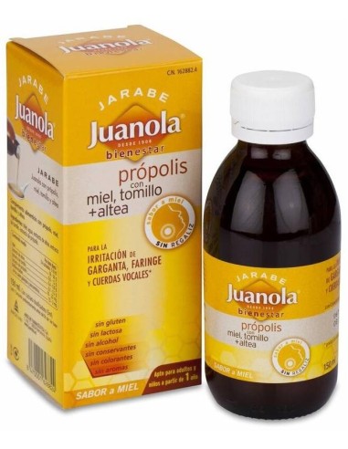 Juanola Propolis Miel Tomillo Altea Jarabe 150Ml. de Juanola