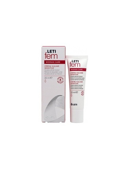 Letifem Sensitive Crema Vulvar 30Ml de Leti