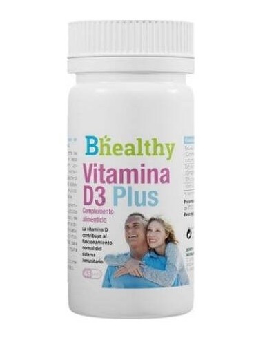 Bhealthy Vitamina D3 Plus 45Cap. de Biover