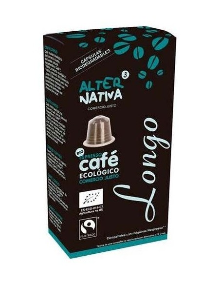 Café Lungo Bio-Ft. 10Uds 5G Cápsulas de Alternativa