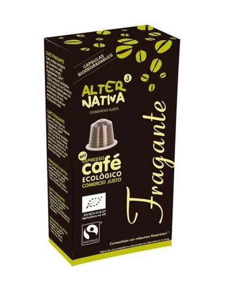 Cafe Fragante 10Capsulas Cafe Biodegradable. Eco de Alternativa 3