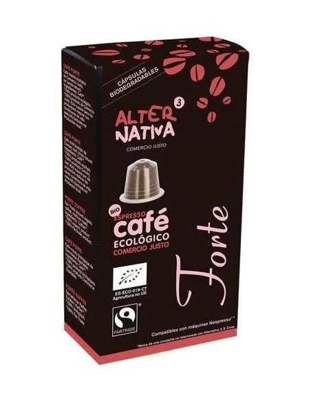 Café Forte Bio-Ft. 10Uds 5G Cápsulas de Alternativa