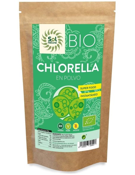 Chlorella En Polvo Bio 125 g  de Solnatural