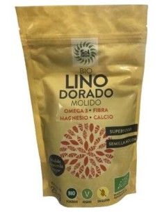 Semillas De Lino Dorado Triturado 250Gr. Bio de Solnatural 2