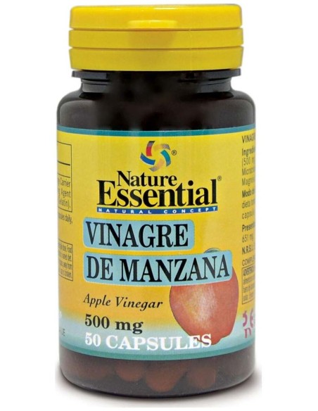 Vinagre De Manzana 500Mg. 50Cap. de Nature Essential