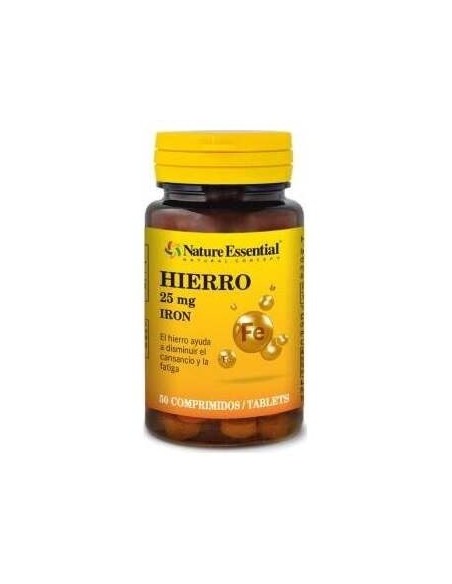 Hierro 25Mg 50Comp. de Nature Essential