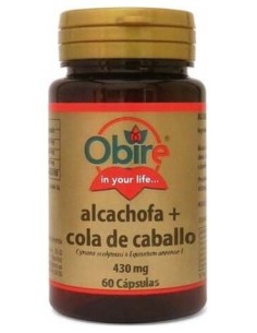 Alcachofa + cola de caballo (ext. seco) 300 mg. 60 capsulas de Obire 2