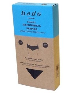 Braguita Incontinencia Urinaria Negra Talla 2Xl. de Bads 2