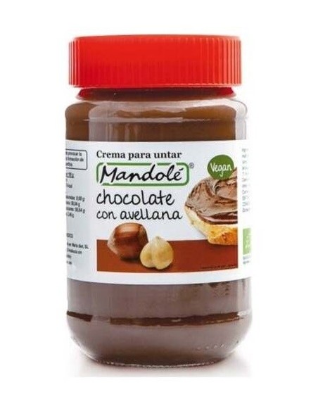 Crema De Cacao Con Avellana 375Gr. Bio de Mandole