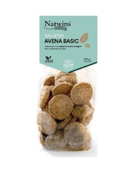 Galletas De Avena Basic 200Gr. de Natwins