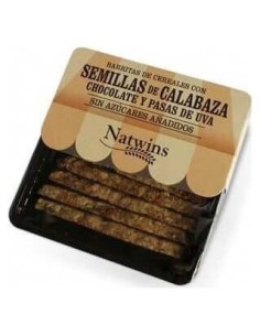 Barritas De Semillas De Calabaza Y Chocolate 80Gr. de Natwins 2